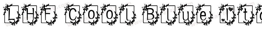 LHF Cool Blue Italic 语言英文字体转换